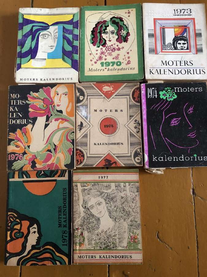Moters kalendorius -1971- 1978 m.