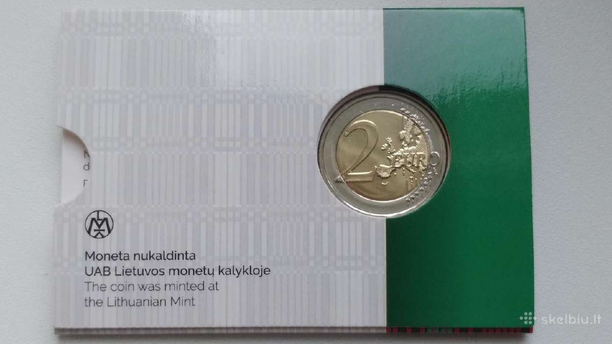 2 eurų moneta, skirta Žemaitijai (bu) 2019m. - nuotraukos Nr. 2