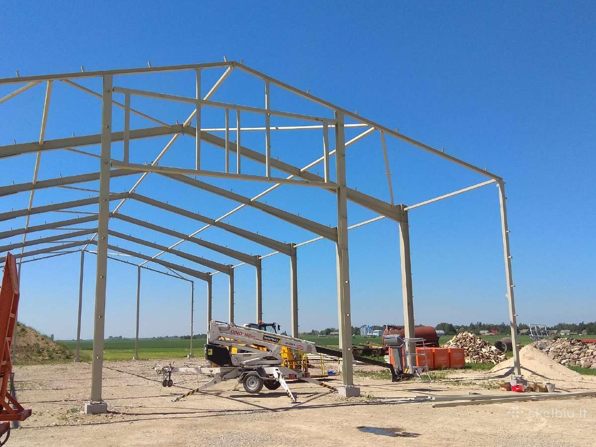Angarai sandėliai garažai metalines konstrukcijos - nuotraukos Nr. 2