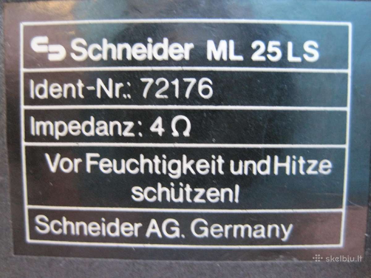 Kolonėlės Jamo Philips Schneider Aiwa - nuotraukos Nr. 10