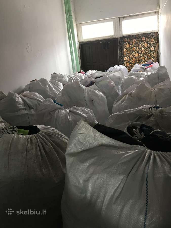 Dėvėti drabužiai/rūbai urmu pramonei 150 kg 10€ - nuotraukos Nr. 7