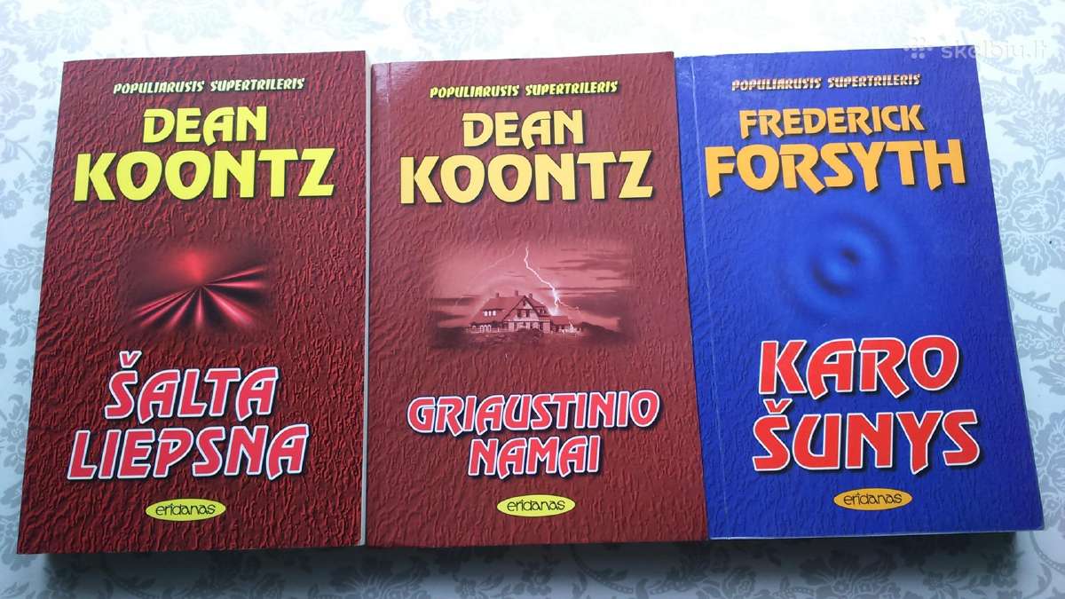 3 pirmos knygos Populiarusis supertrileris