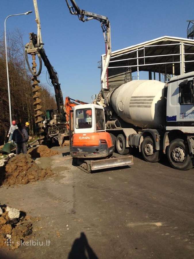 Žemės kasimo, gręžimo darbai 3,5 t. ekskavatoriumi - nuotraukos Nr. 3