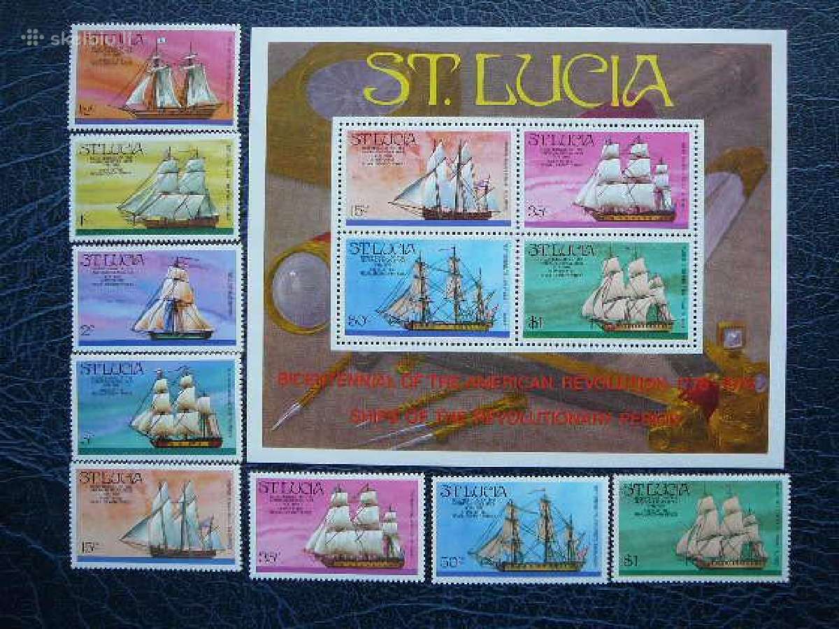 Burlaiviai St. Lucia svarus stl222 Laivai