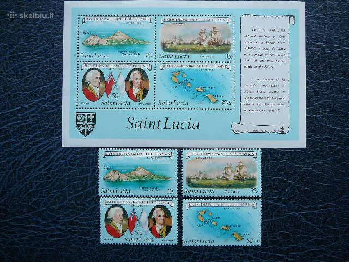 Burlaiviai Laivai St. Lucia svarus stl221