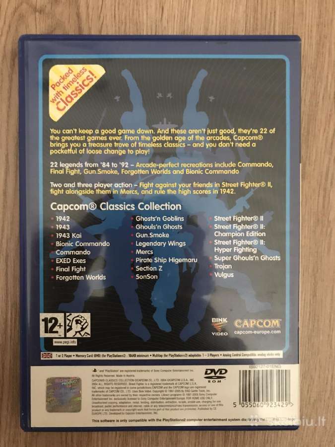 Žaidimas - Capcom classics collection vol.1, Ps2 - nuotraukos Nr. 3