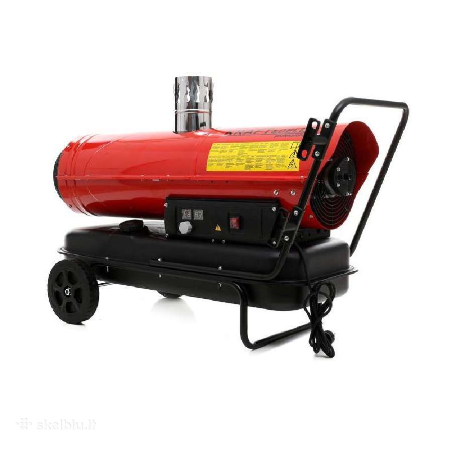 Dyzelinis šildytuvas Kraftdelle 40kw su kaminu - nuotraukos Nr. 3