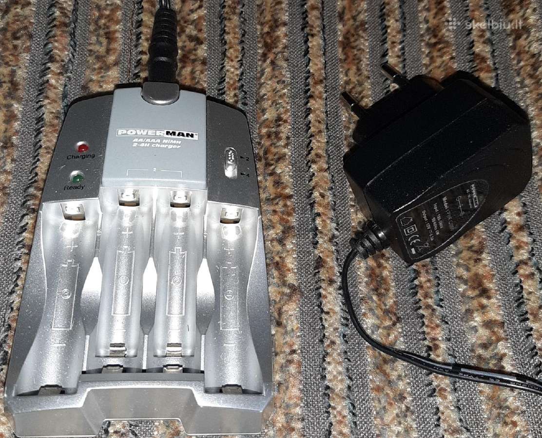Power Man pakrovėjas A A ir Aa akumuliatoriams - nuotraukos Nr. 4