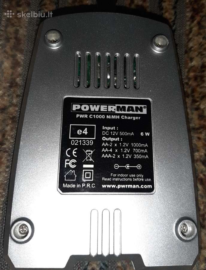Power Man pakrovėjas A A ir Aa akumuliatoriams - nuotraukos Nr. 5