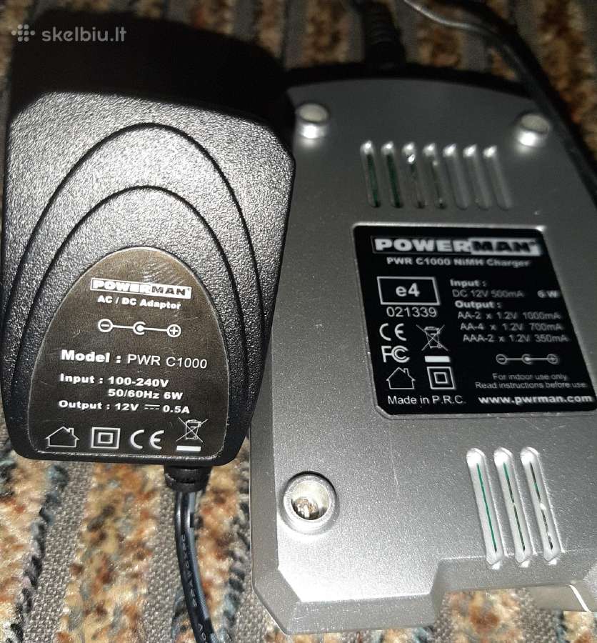Power Man pakrovėjas A A ir Aa akumuliatoriams - nuotraukos Nr. 6