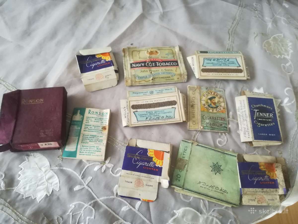 Degtuku dėžučių pakeliai kolekcionieriams
