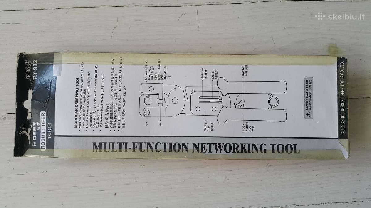 Replės Rj45/rj22/rj11/rj12 jungtims - nuotraukos Nr. 4