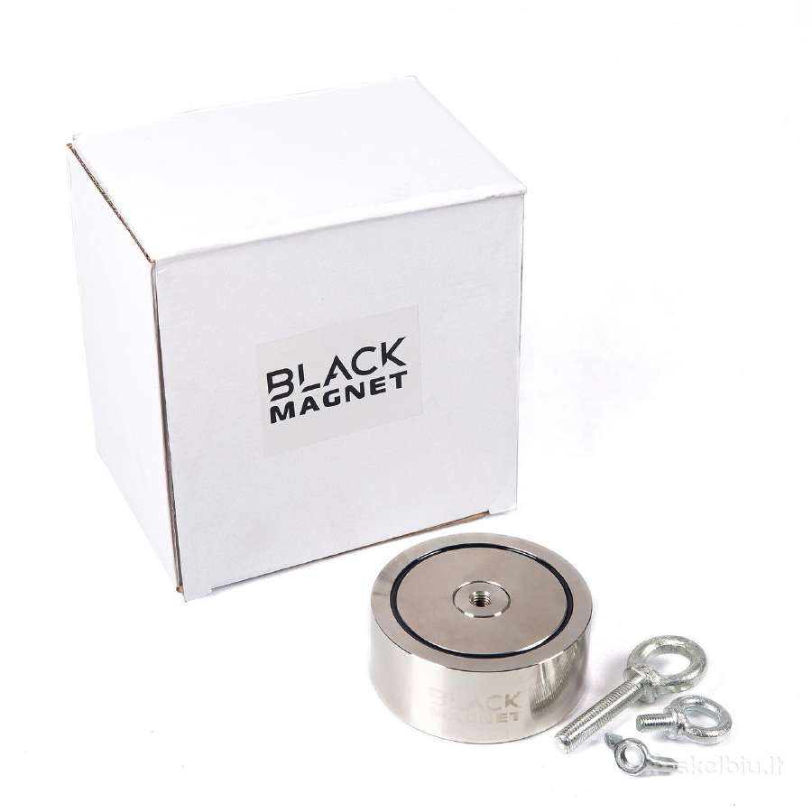 Dvipusis paieškos magnetas 2x600 kg Black Magnet - nuotraukos Nr. 7