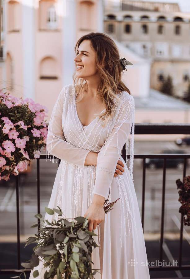 Bohemiška vestuvinė suknelė