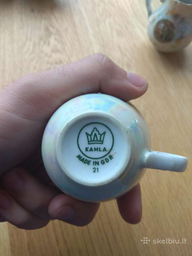 Perlamutrinio porceliano Kahla komplektas - nuotraukos Nr. 5