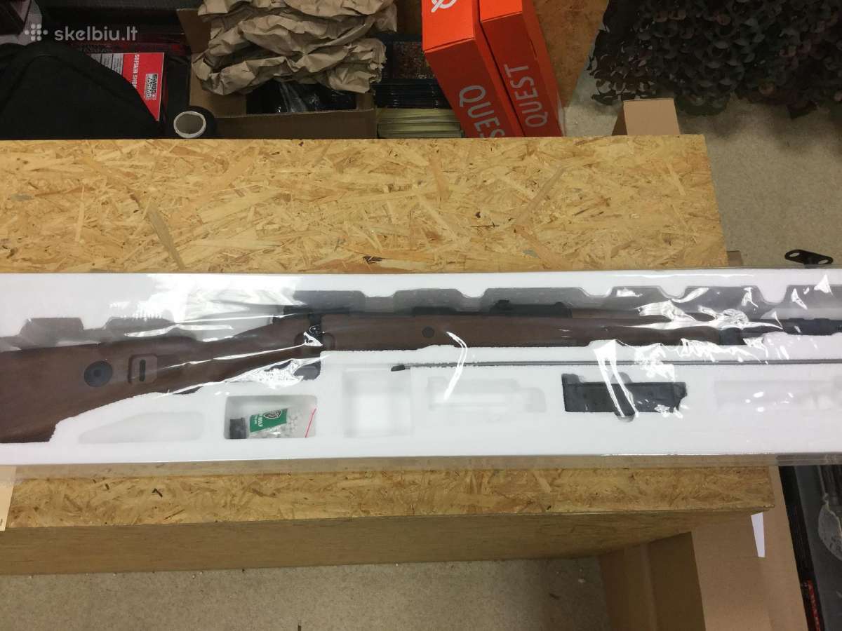 Airsoft Mauser Kar98 spyruoklinis šautuvas - nuotraukos Nr. 3