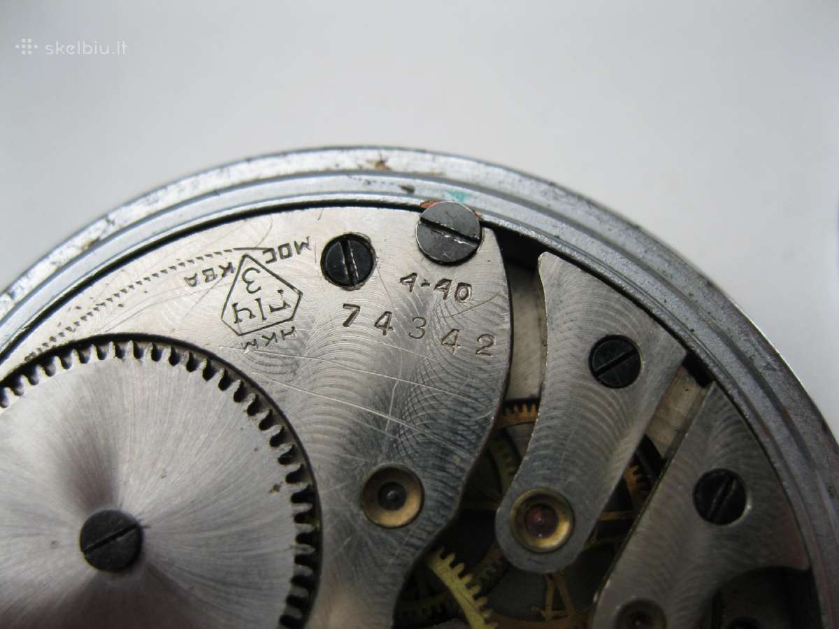 Retas CCCP Laikrodis 1940 m.originalas - Veikia.zr - nuotraukos Nr. 17