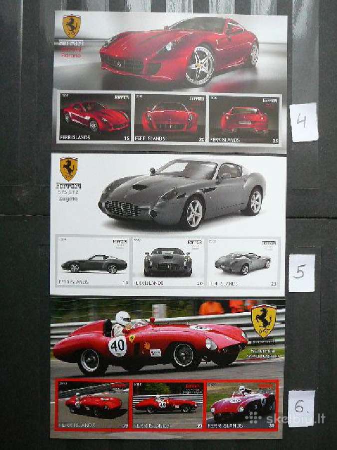 Automobiliai Ferrari 12 bloku svarus fr425(1-12) - nuotraukos Nr. 2