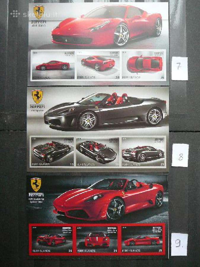 Automobiliai Ferrari 12 bloku svarus fr425(1-12) - nuotraukos Nr. 3
