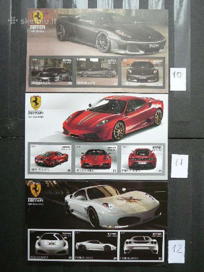 Automobiliai Ferrari 12 bloku svarus fr425(1-12) - nuotraukos Nr. 4