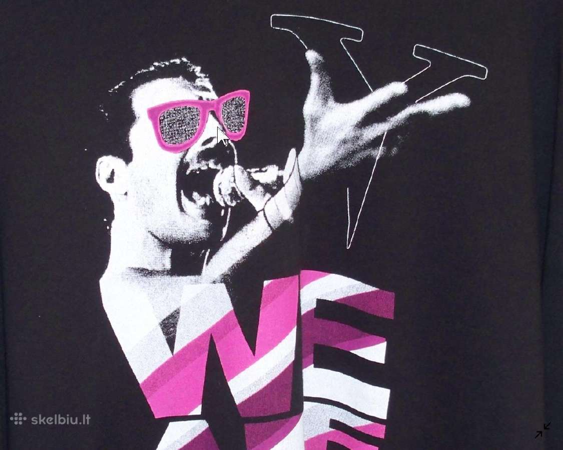 Freddie Mercury džemperis su gobtuvu - nuotraukos Nr. 3