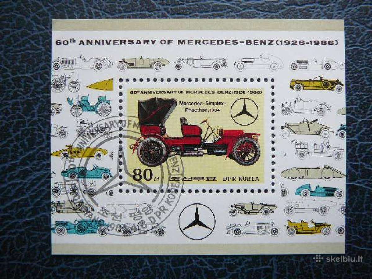 Automobiliai Koreja 1986 antsp. kr276