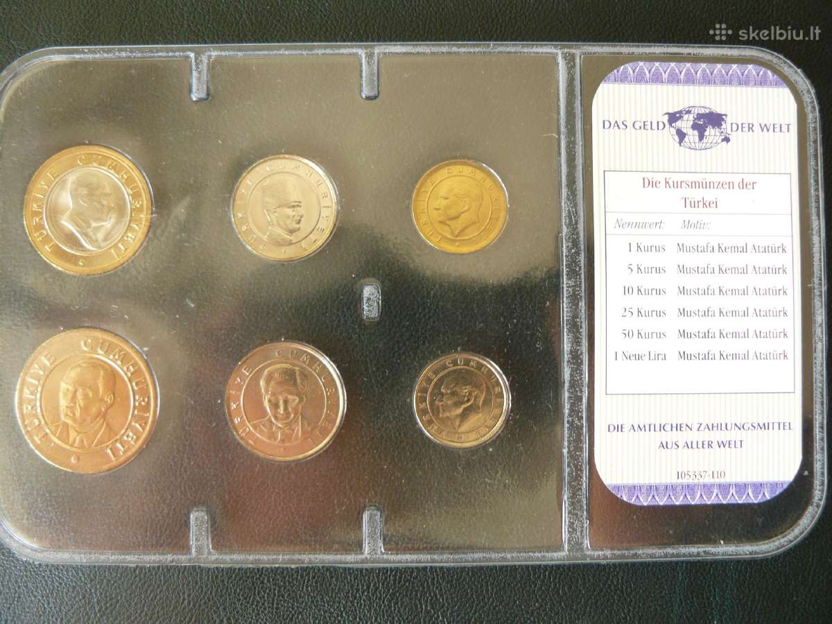 Turkija 2005-2007m mix rinkinukas unc - nuotraukos Nr. 2