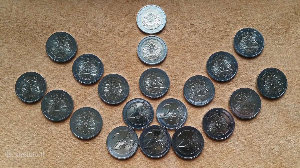 2 proginių eurų (Unc) pardavimas 2 dalis - nuotraukos Nr. 4