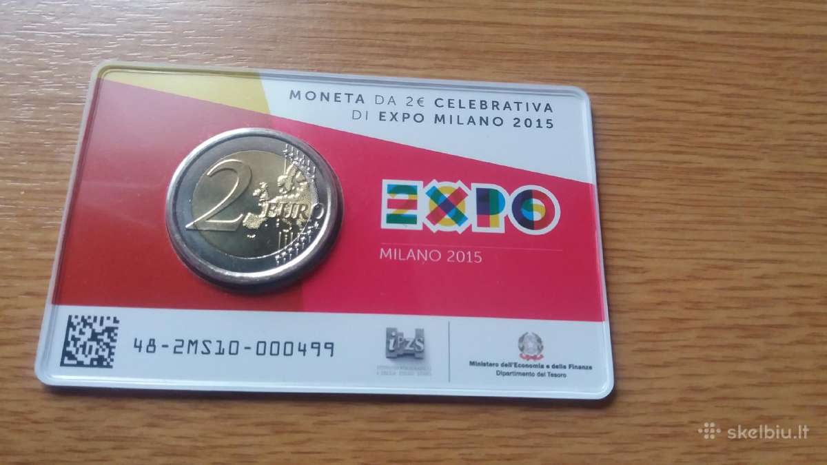 Italijos monetos kortelėse - nuotraukos Nr. 2