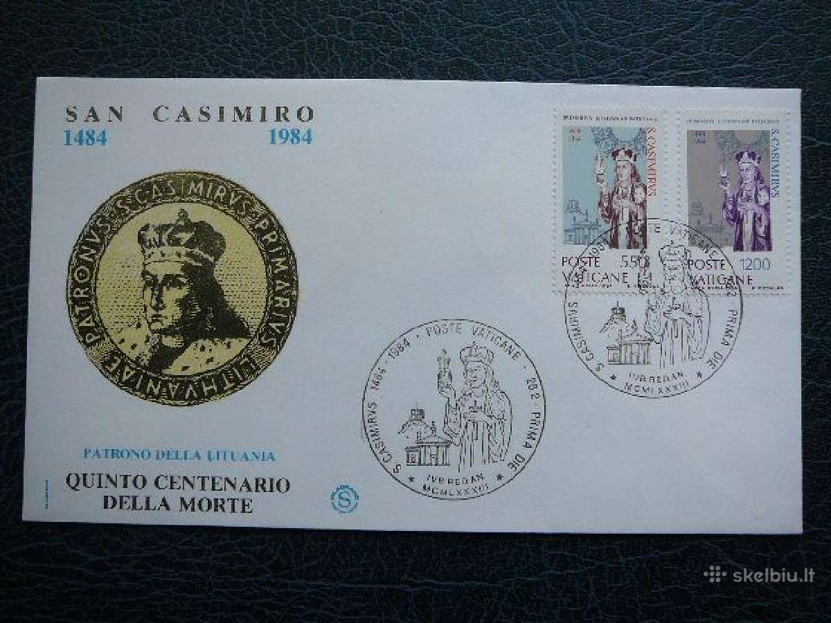 Vatikanas Sv. Kazimieras (Lietuva) 1984 Pdv12