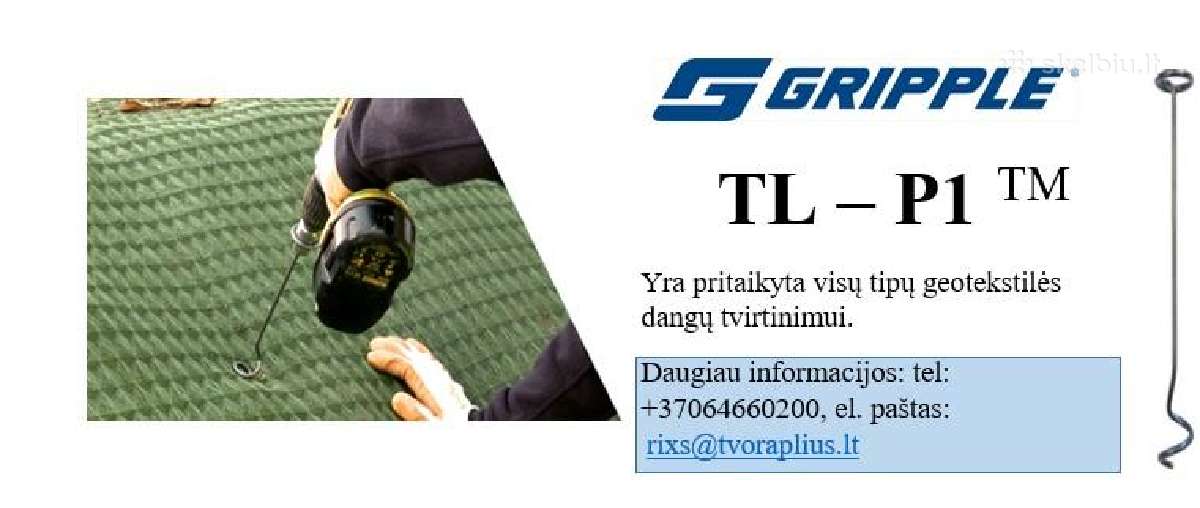 Gripple Tvirtinimo Sistema Statybai , Sodui . - nuotraukos Nr. 16