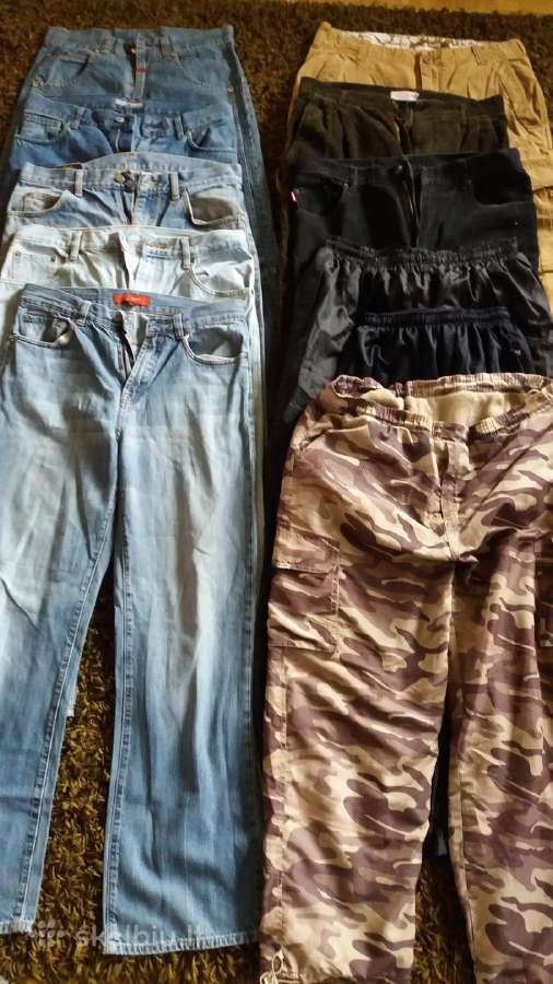 Vyriškos kelnės visos už 10€!