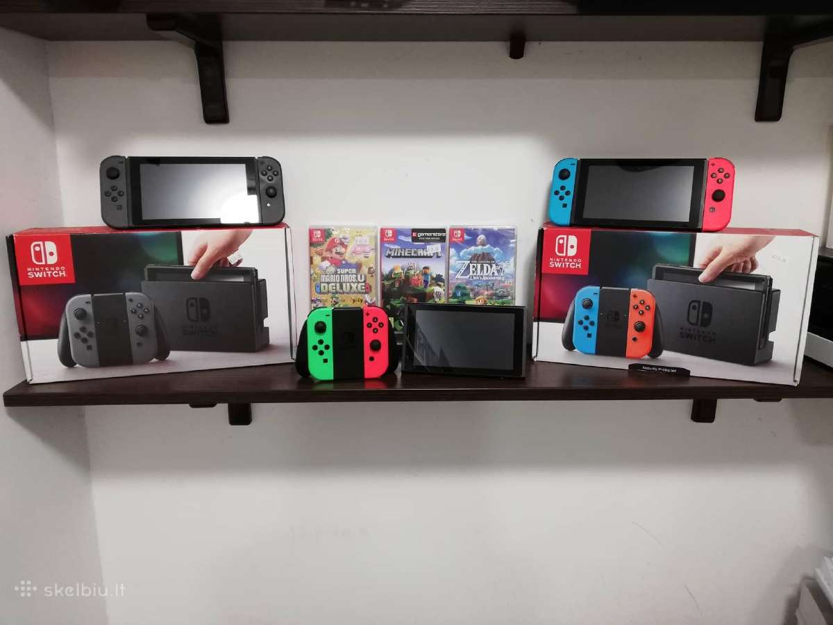 Nintendo Switch Konsolės Su Garantijom - nuotraukos Nr. 3