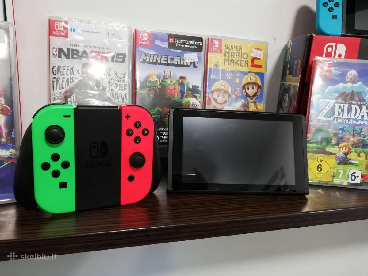 Nintendo Switch Konsolės Su Garantijom - nuotraukos Nr. 19