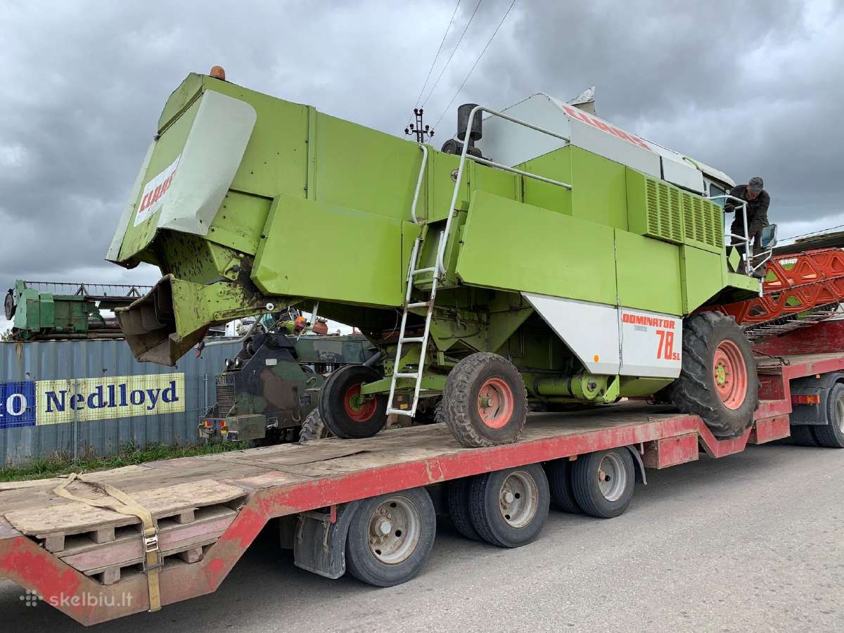 Javų kombainas Claas Dominator 78sl Ardomas Dalimi