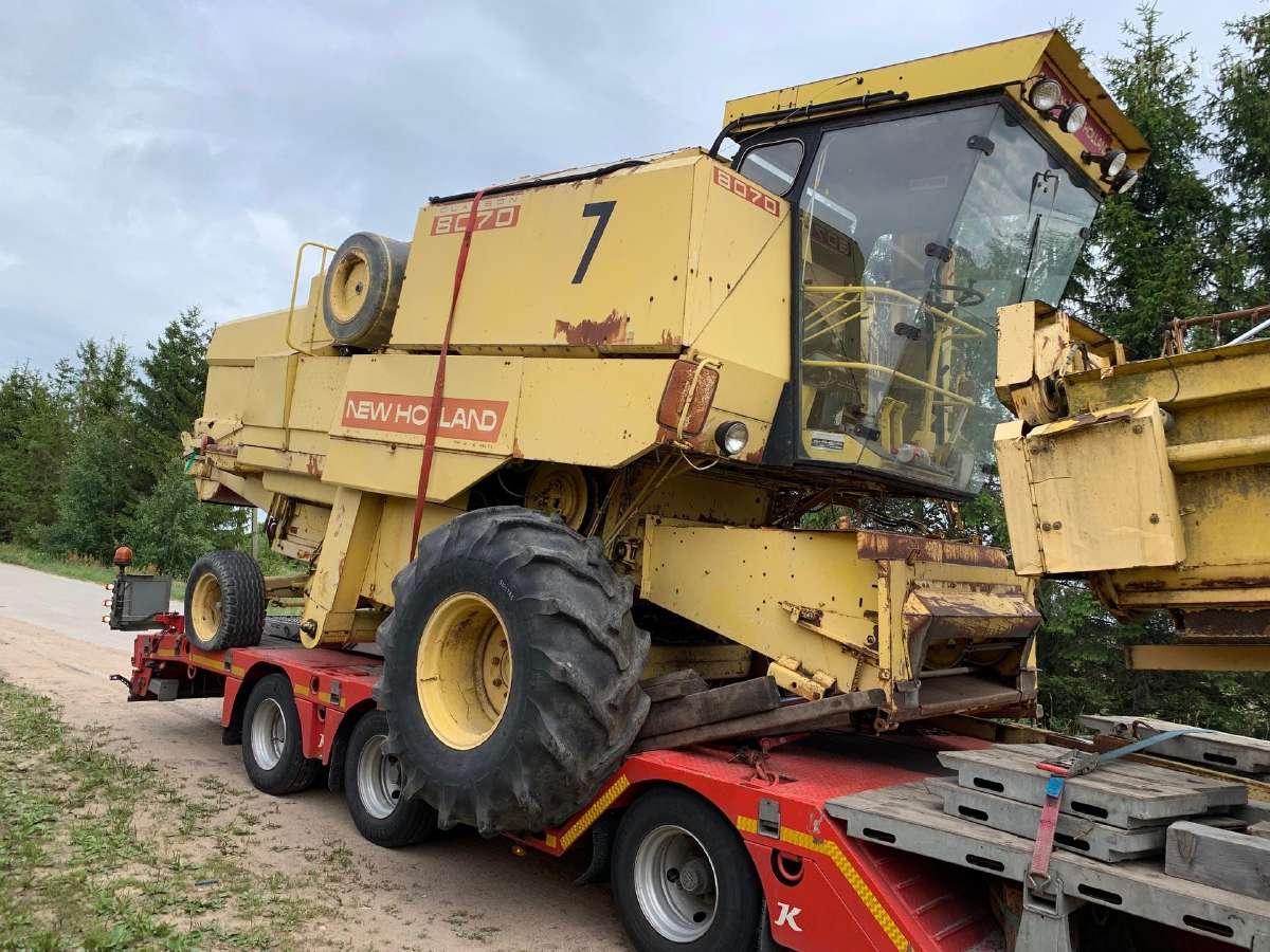 Kombainas New Holland Clayson 8070 Ardomas Dalimis - nuotraukos Nr. 5