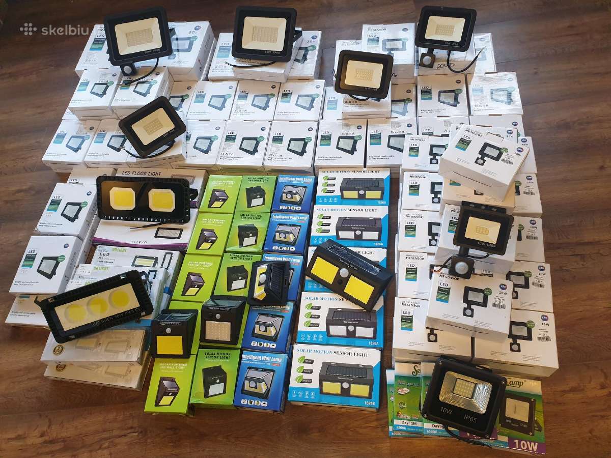 LED šviestuvai su saulės kolektorium ir davikliais - nuotraukos Nr. 16
