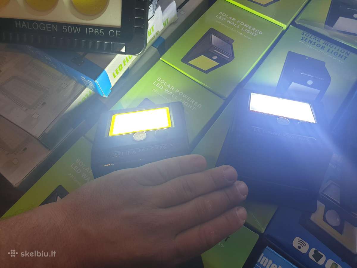 LED šviestuvai su saulės kolektorium ir davikliais - nuotraukos Nr. 20