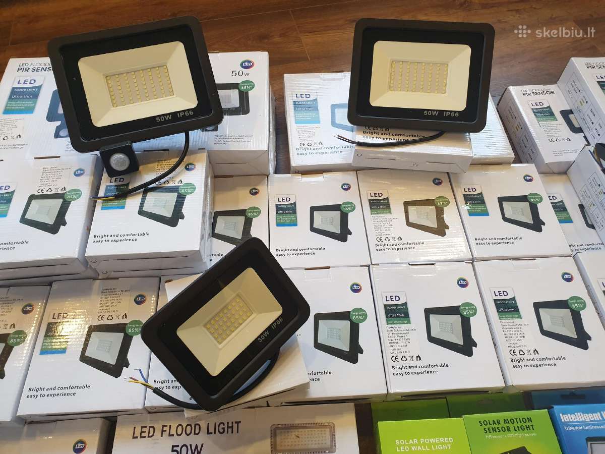 LED šviestuvai su saulės kolektorium ir davikliais - nuotraukos Nr. 21