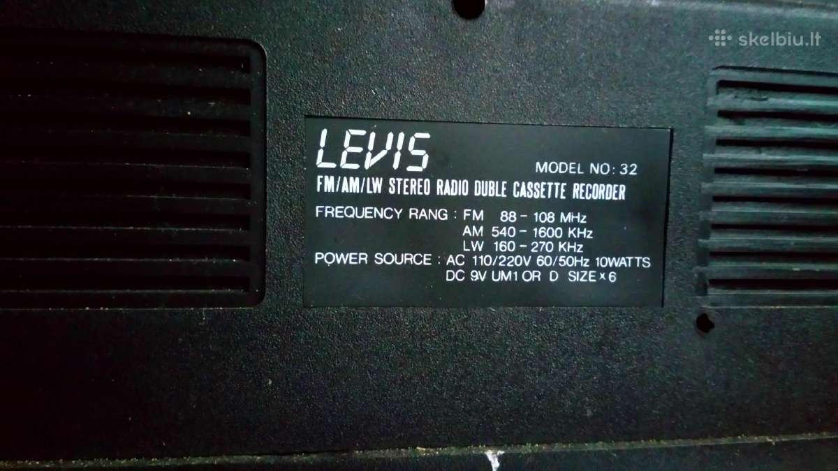 Levis kasetinis magelis - nuotraukos Nr. 3