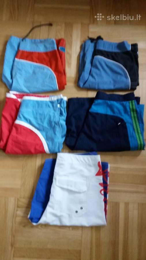 Įv. vyr. maudymosi šortai po 3€
