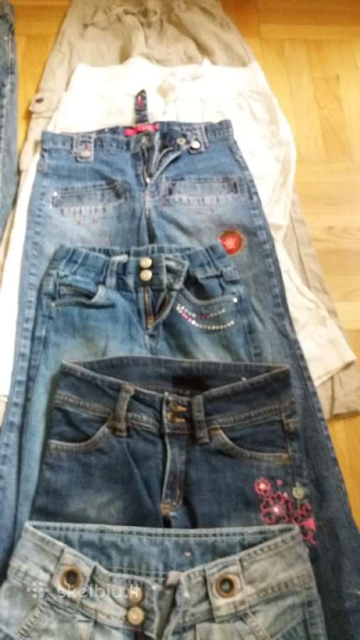 Įv. kelnės mergaitei visos už 5€ - nuotraukos Nr. 3