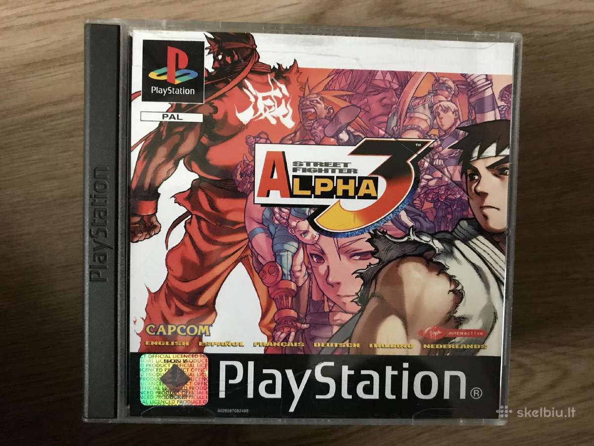 Street fighter zaidimai ps1, psx, playstation 1 - nuotraukos Nr. 3