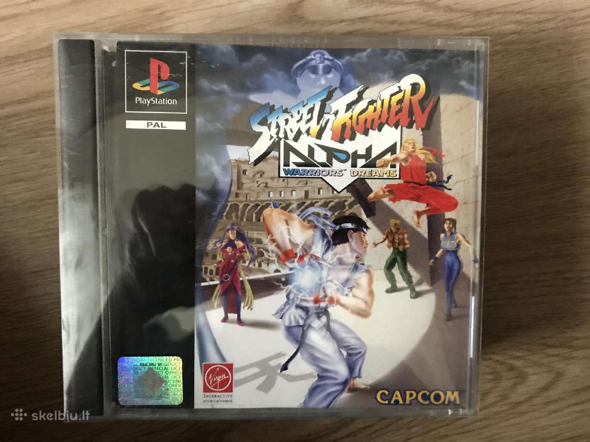 Street fighter zaidimai ps1, psx, playstation 1 - nuotraukos Nr. 5
