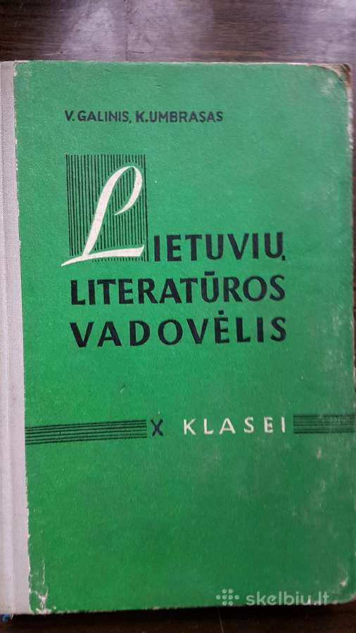 Parduodeu senus vadovelius