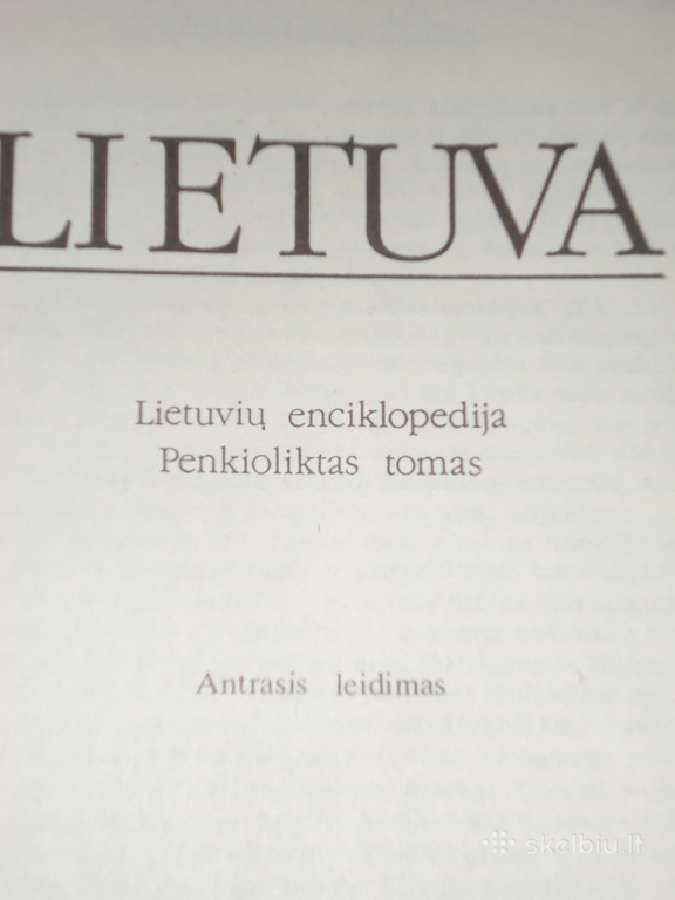 Enciklopedija ,Lietuva" - nuotraukos Nr. 2
