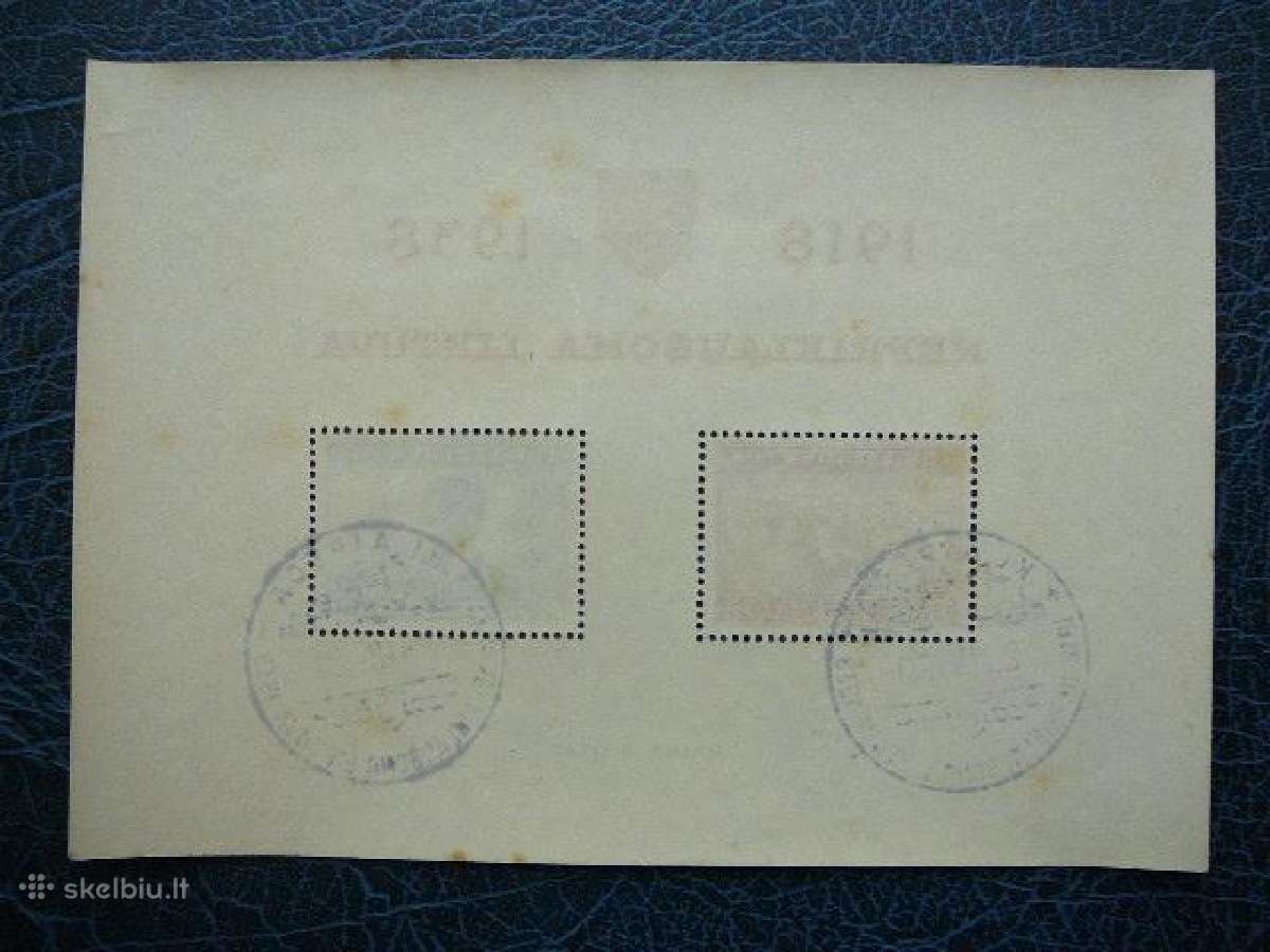Lietuva 1939 Nepriklausoma 20m Blk1a antsp. lit42r - nuotraukos Nr. 2