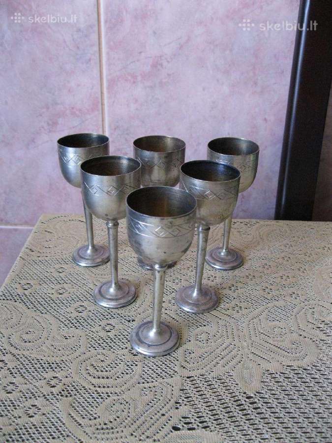 Sidabras Taurelės 6 vnt .zr. foto. 875