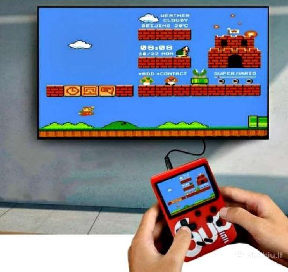 Sup 400 Retro Zaidimu konsole Mario Bros Tank - nuotraukos Nr. 3