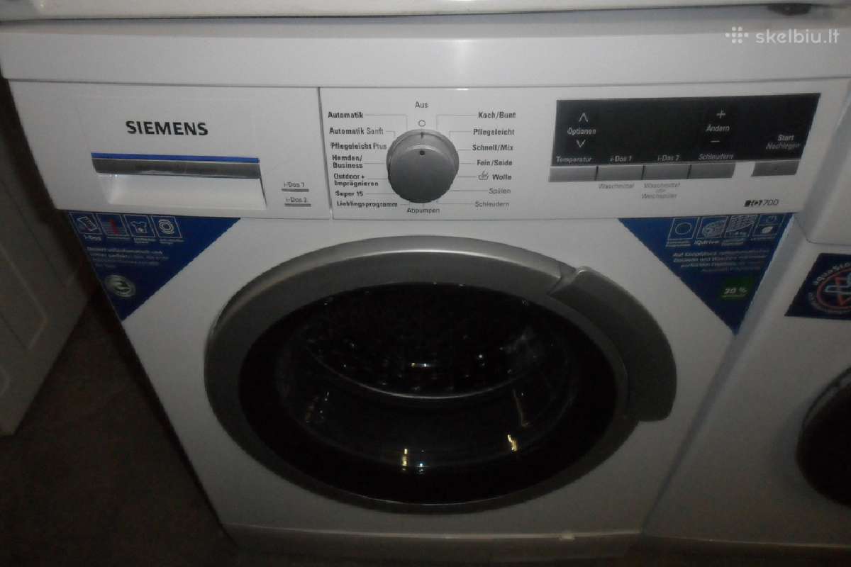 Siemens Wm16s843 A++ - nuotraukos Nr. 3